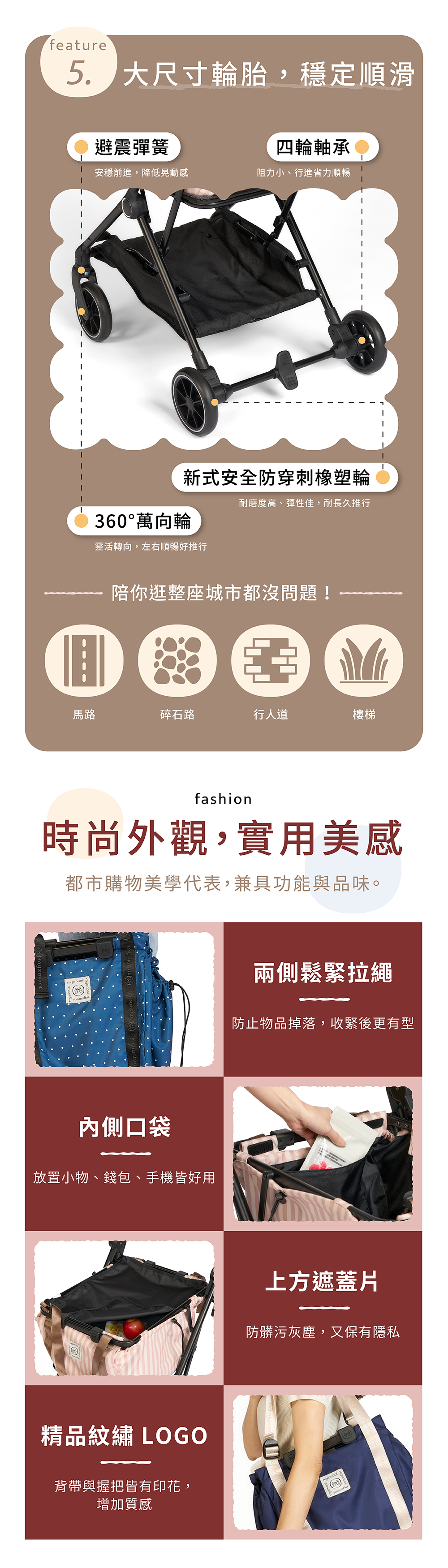 MYSMOOI 購物推車