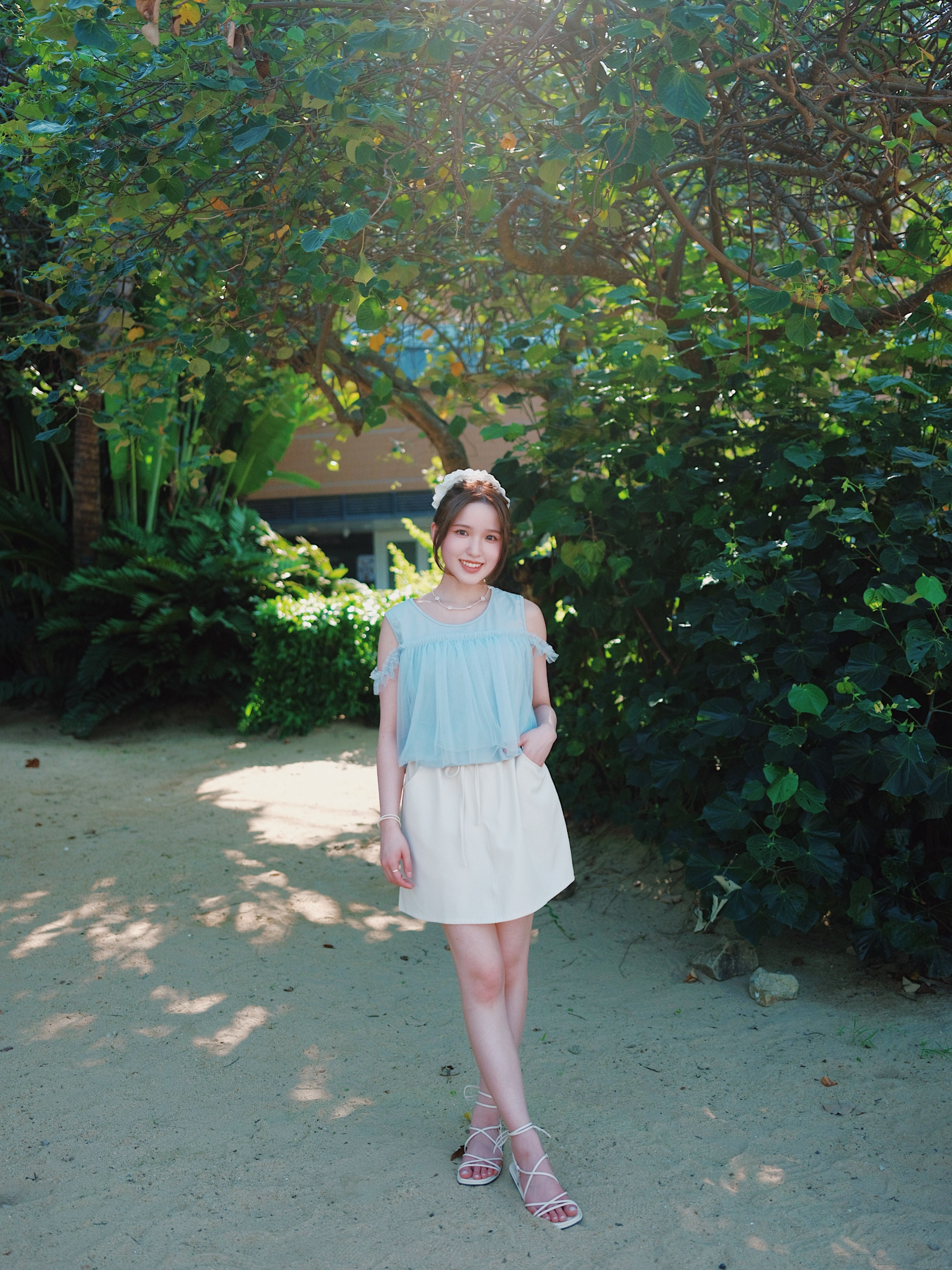 兩色 / 簡約休閒感短裙褲 / Minimalist Casual Skort