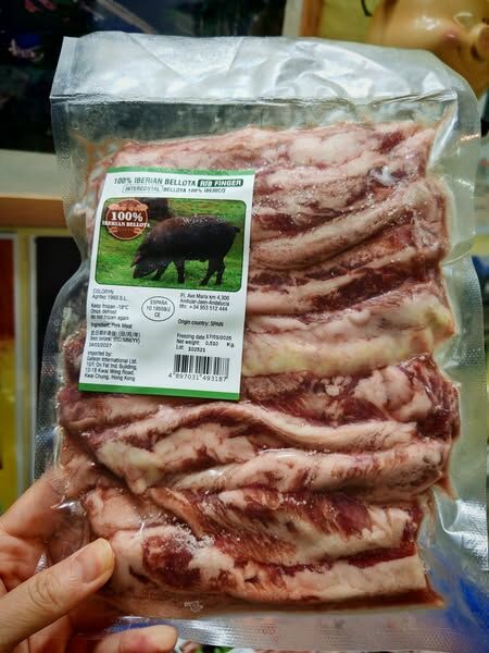 12月優惠-西班牙伊比利亞（Bellota)豬肋條(500-550G)