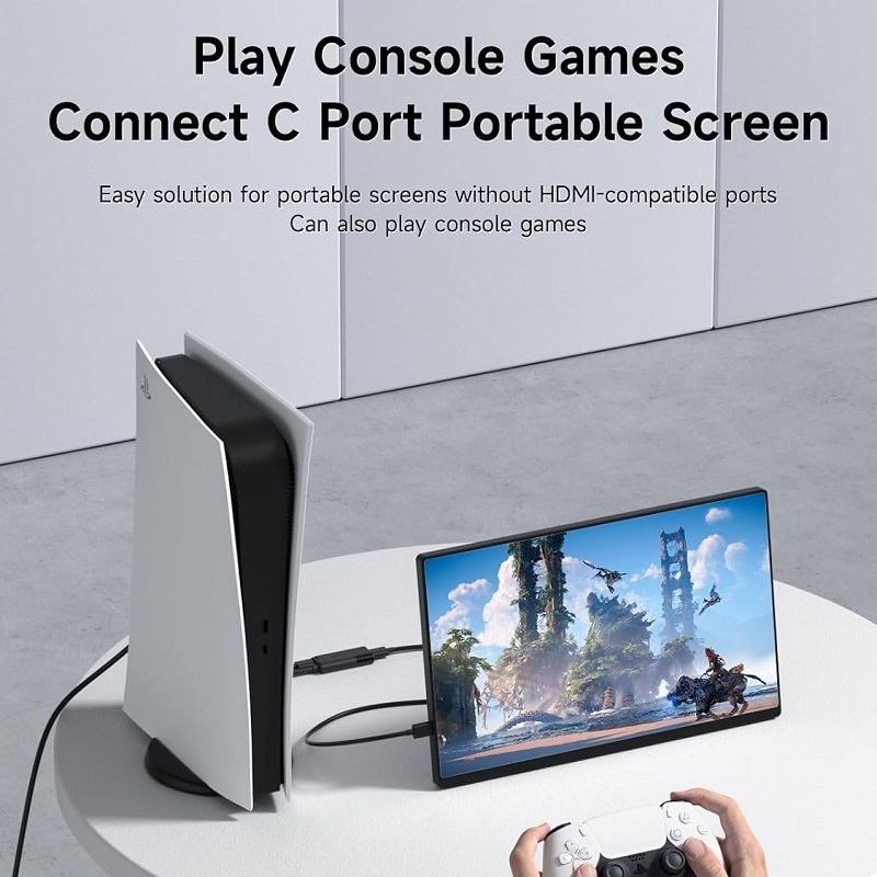 Hagibis HDMI 轉 USB-C 轉換器 HTD01