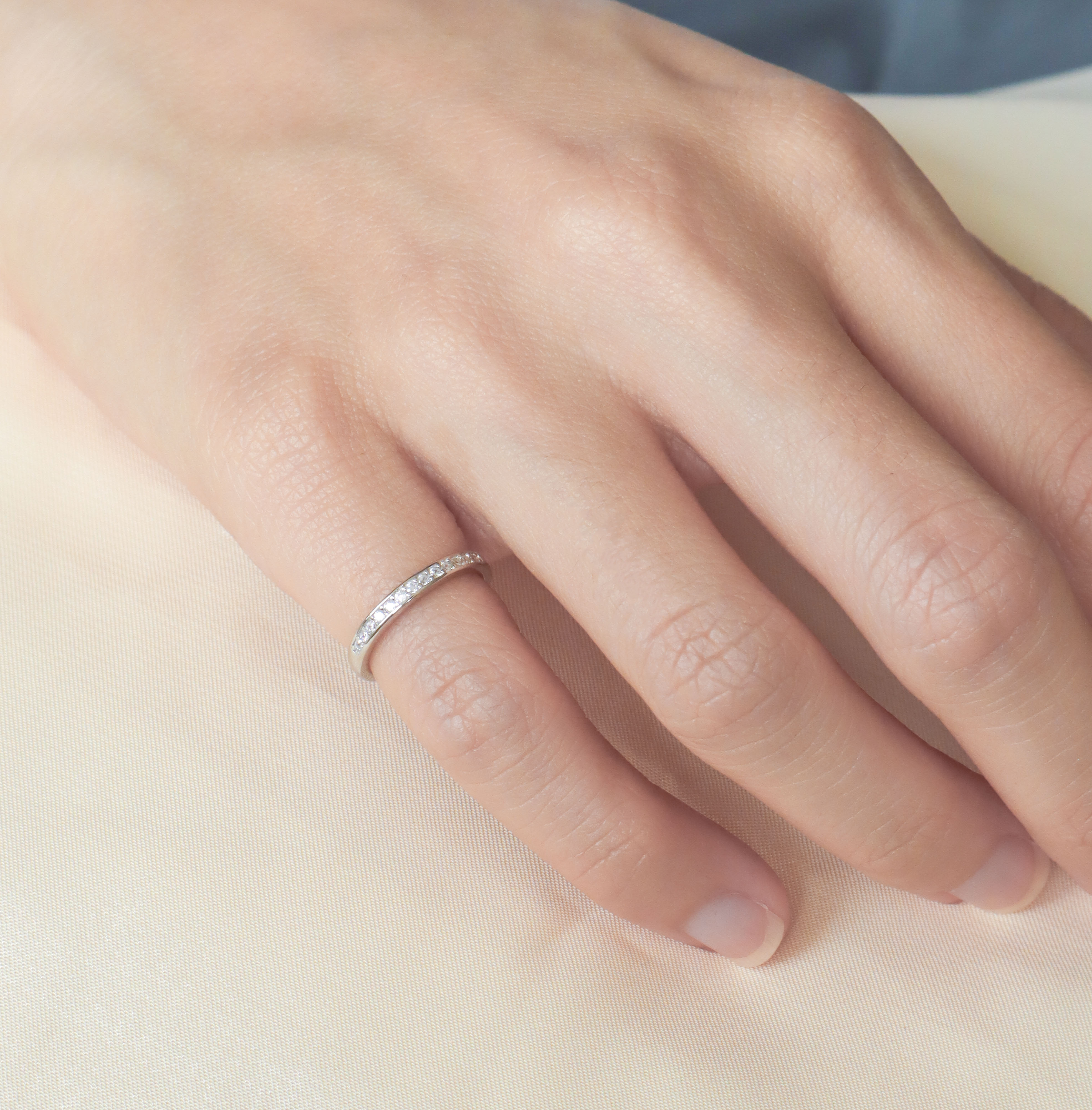 Silver/經典排鑽尾戒