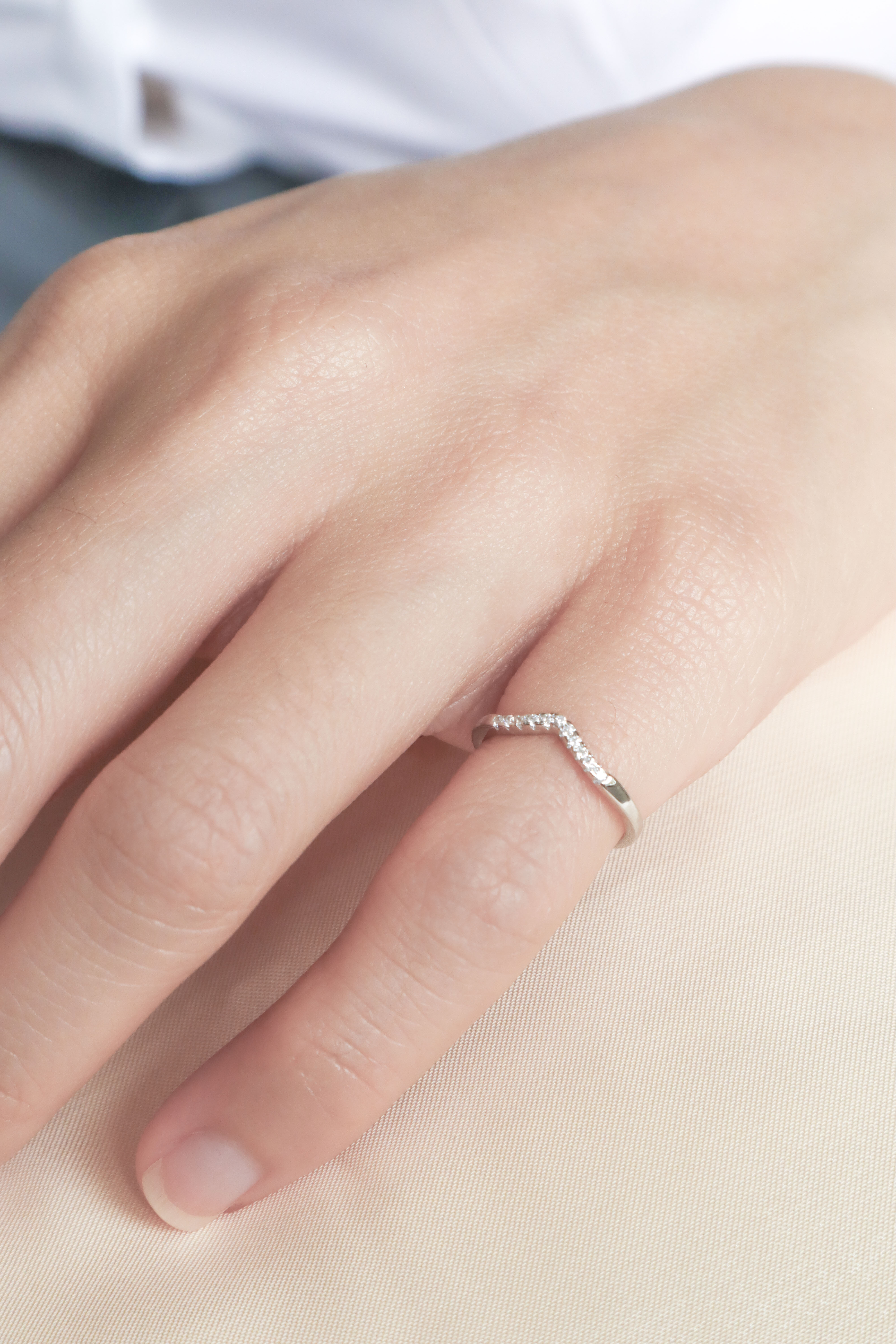 Silver/海鷗排鑽尾戒