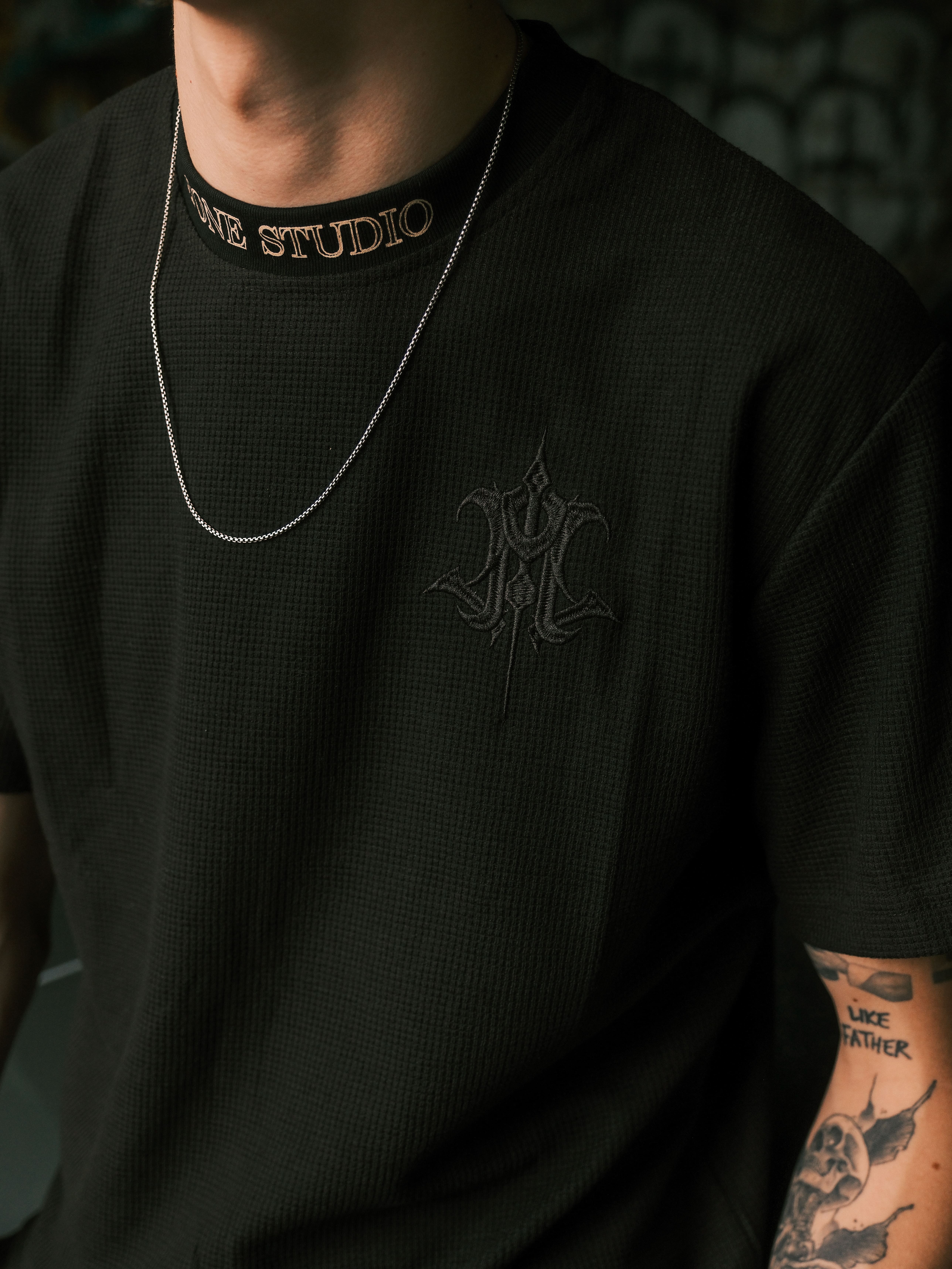 Atone studio 25ss “THE LABEL” Waffle T