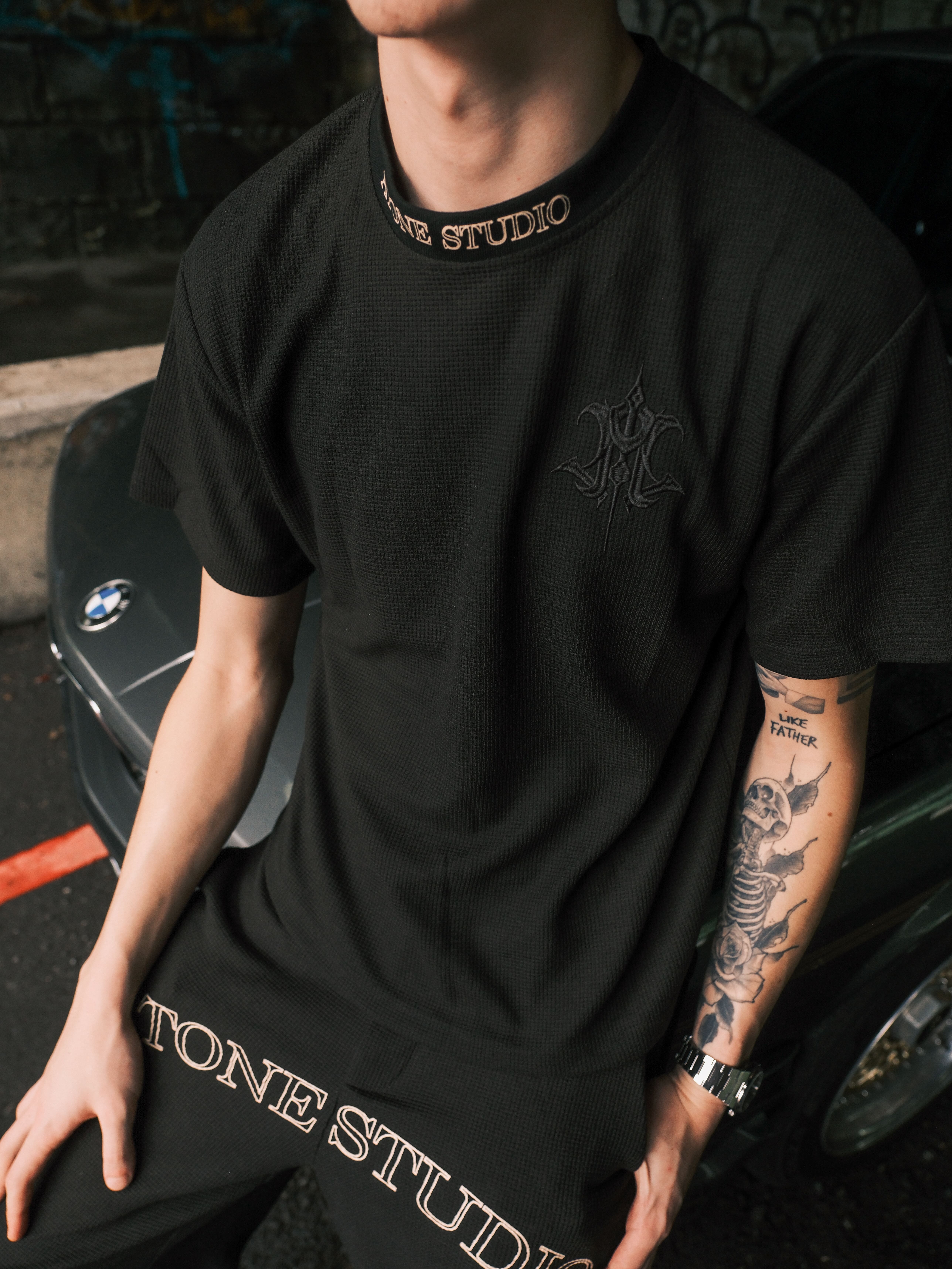 Atone studio 25ss “THE LABEL” Waffle T