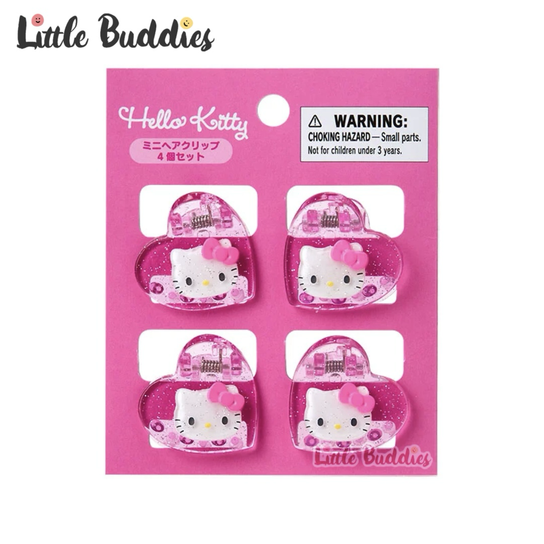 日本 Sanrio 閃亮夏季配件系列 - 髮夾套裝 (4入)