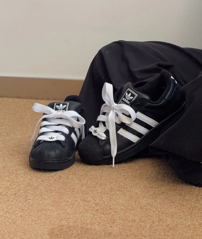 Adidas Superstar 2.0 黑白 貝殼鞋 愛迪達 三葉草 黑色 黑標  男女鞋 JI3538