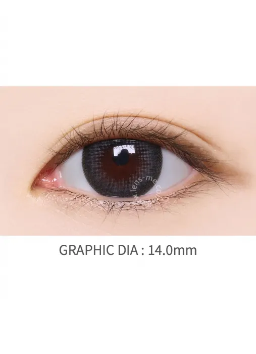 Lensme Mega Look Weenin Gray｜月拋彩妝矽水凝膠隱形眼鏡｜每盒2片