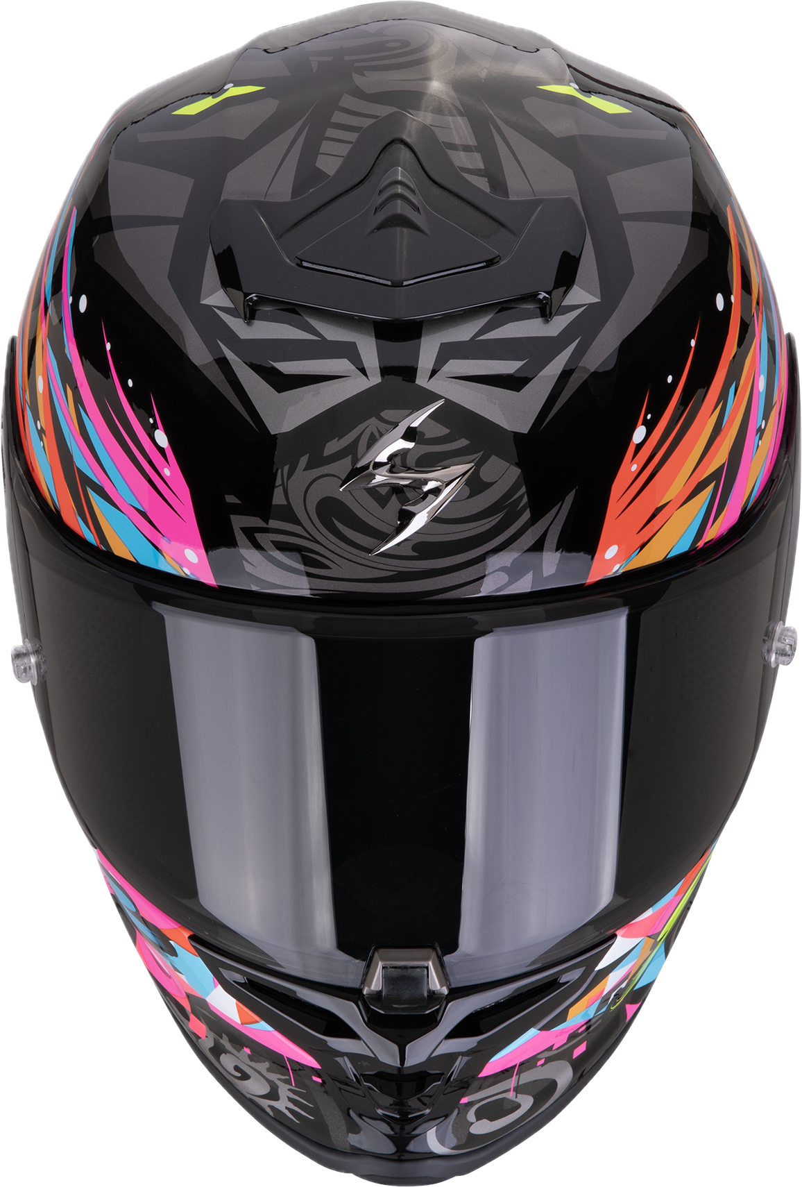 SCORPION EXO-R1 EVO II AIR 彩繪 SAVAGE 黑藍粉 蠍子 全罩 大鴨尾