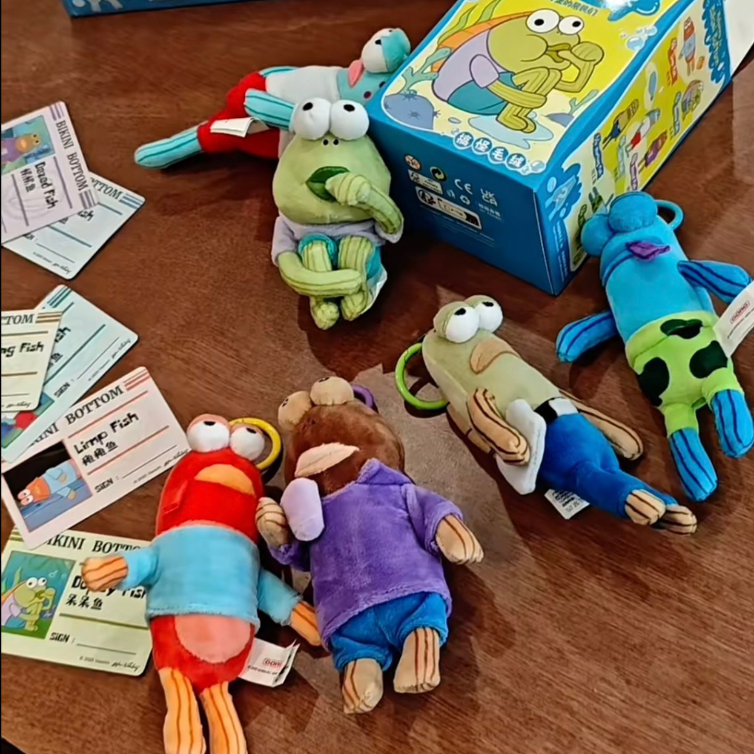 "代購" 海綿寶寶 比奇堡的居民們 吊飾 鑰匙圈 盲盒