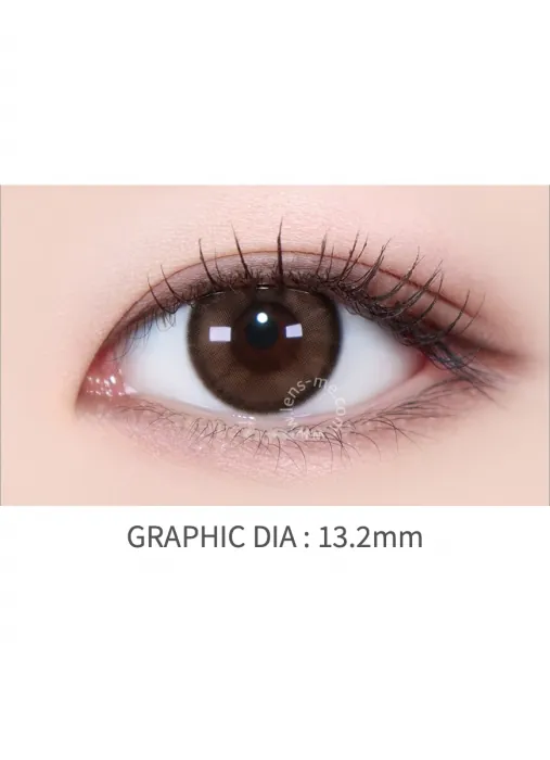 Lensme Moonlet Choco｜月拋彩妝隱形眼鏡｜每盒2片