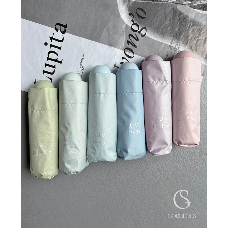 L107 現貨「抗UV UPF50+防曬11色摺疊傘」