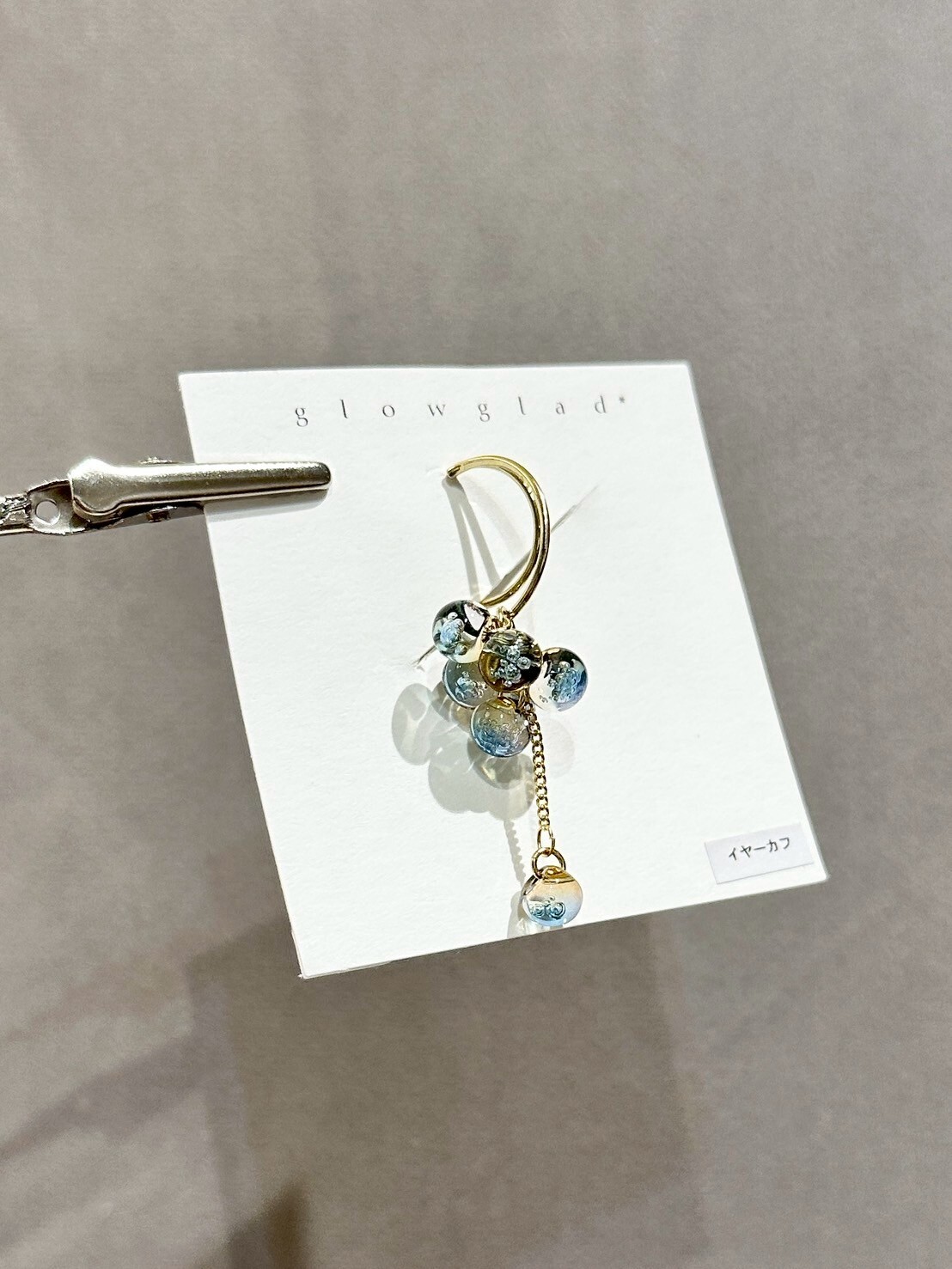 [glowglad] bubble 耳骨夾 | 藍色 | NO.69