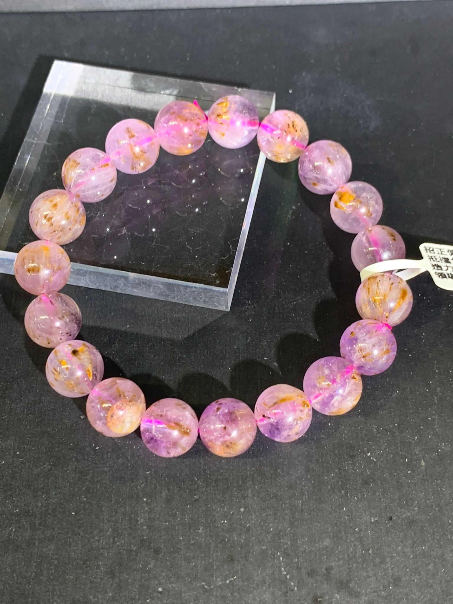 紫鈦晶手串（8-13mm）