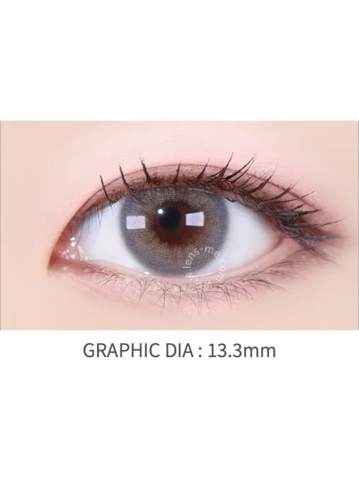 Lensme Sherbet Gray｜月拋彩妝隱形眼鏡｜每盒2片