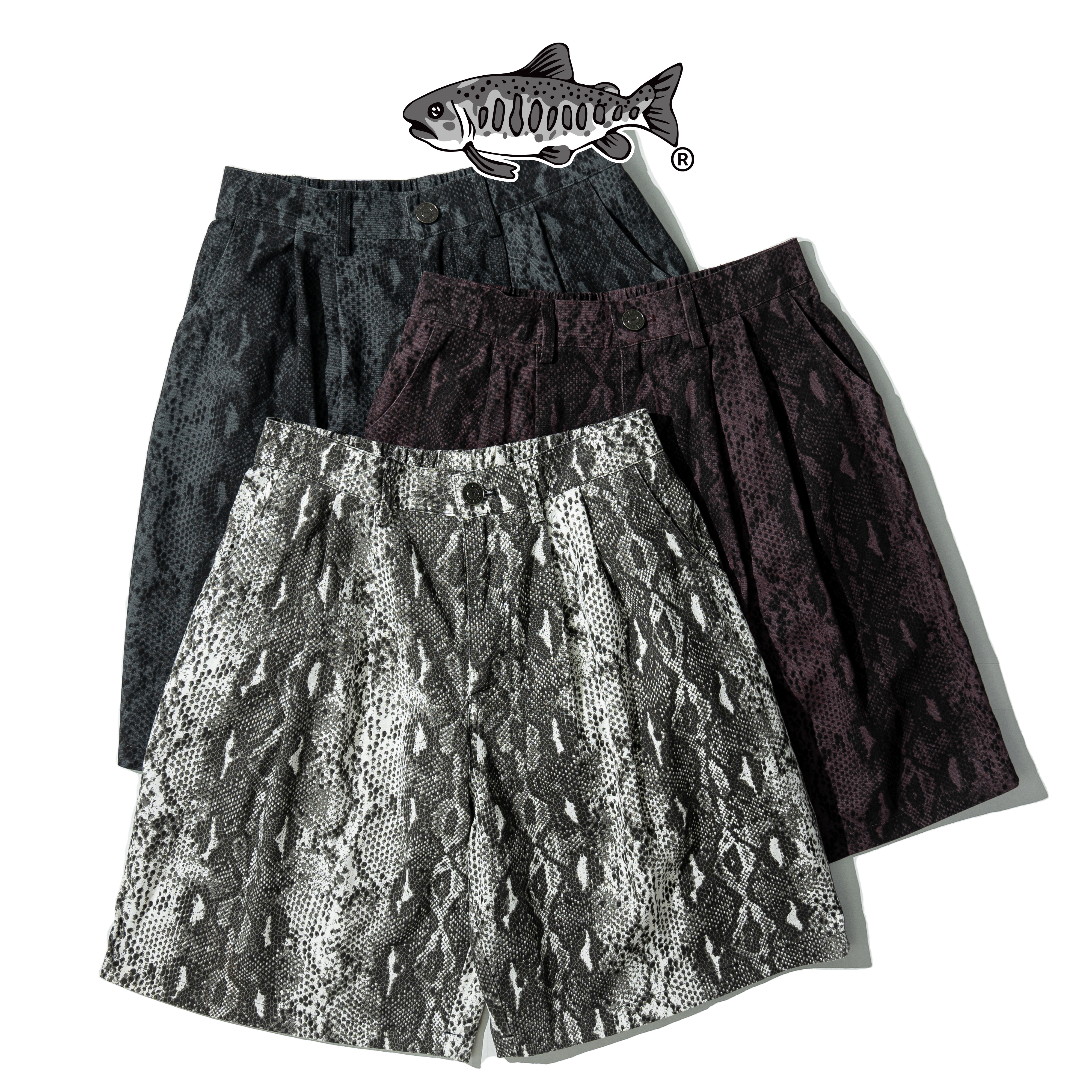 AGILITY Wide Leg Snake Print Shorts 寬版 蛇紋短褲 [SP01]