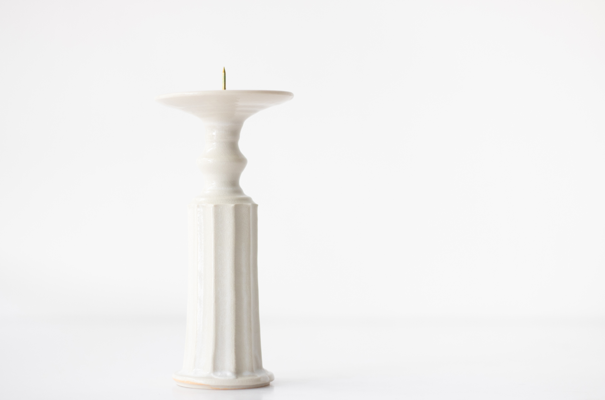 +g 角田淳-燭台 小 鎬紋