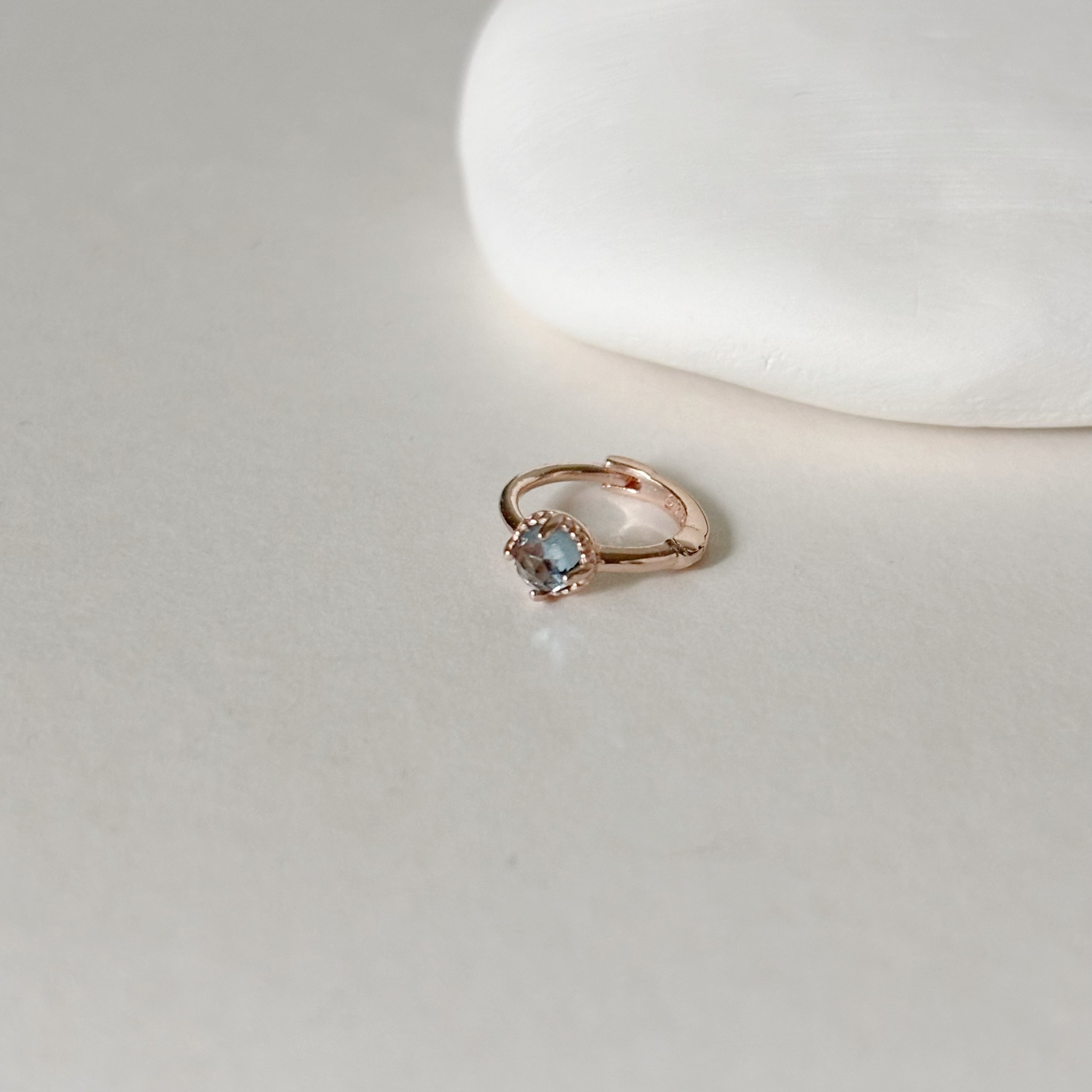 小杯子蛋糕倫敦托帕石耳圈