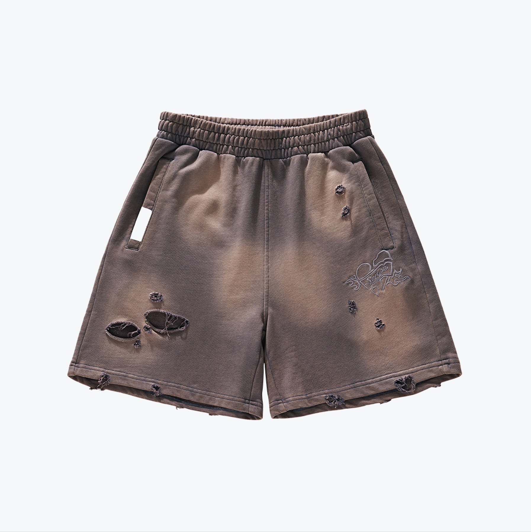 SENSE Sun Faded Wash Sueat Shorts