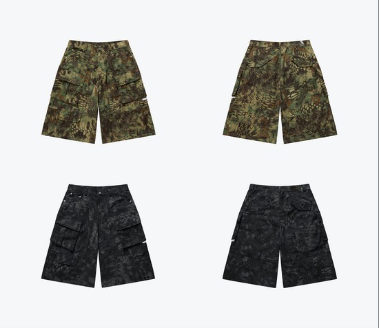 SENSE Snake Print Carpi Pants