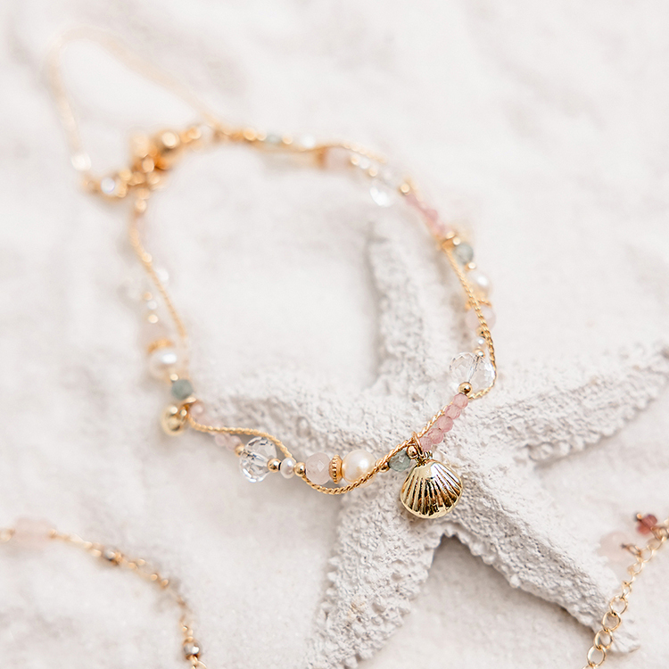 夕陽下的心動旋律 – 粉貓眼石 – 手鍊