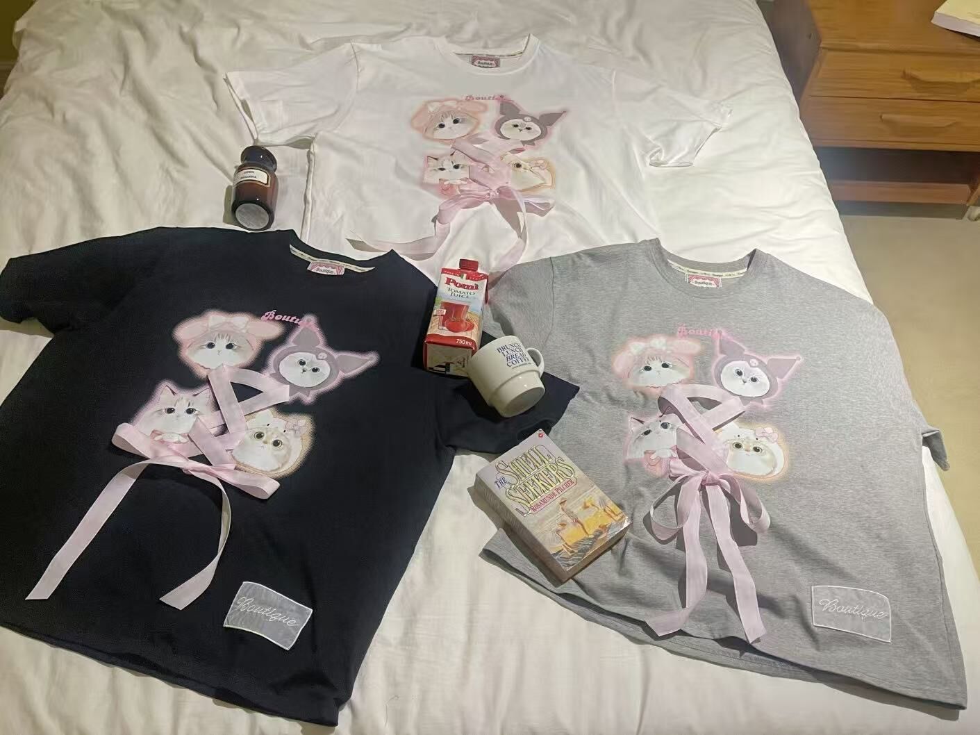 🥰PM_K2743  ▶️4隻貓T 👉B:cm L:cm👈