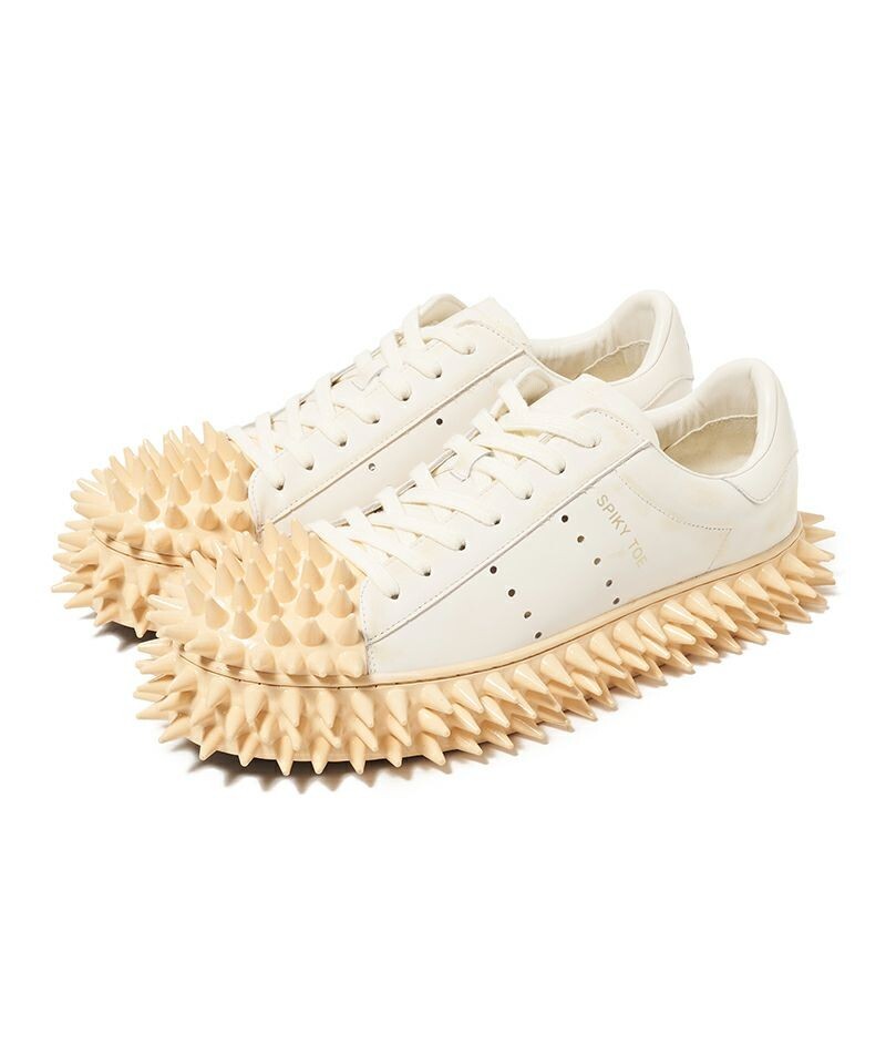 【Focus Store】預購 Doublet SPIKY Leather Sneaker "White" 白色 25aw76ft63