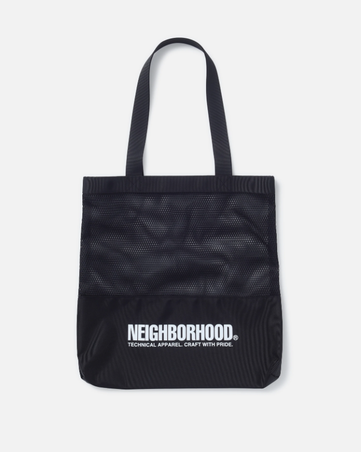 [現貨] NEIGHBORHOOD SS25 MESH TOTE BAG | BLACK