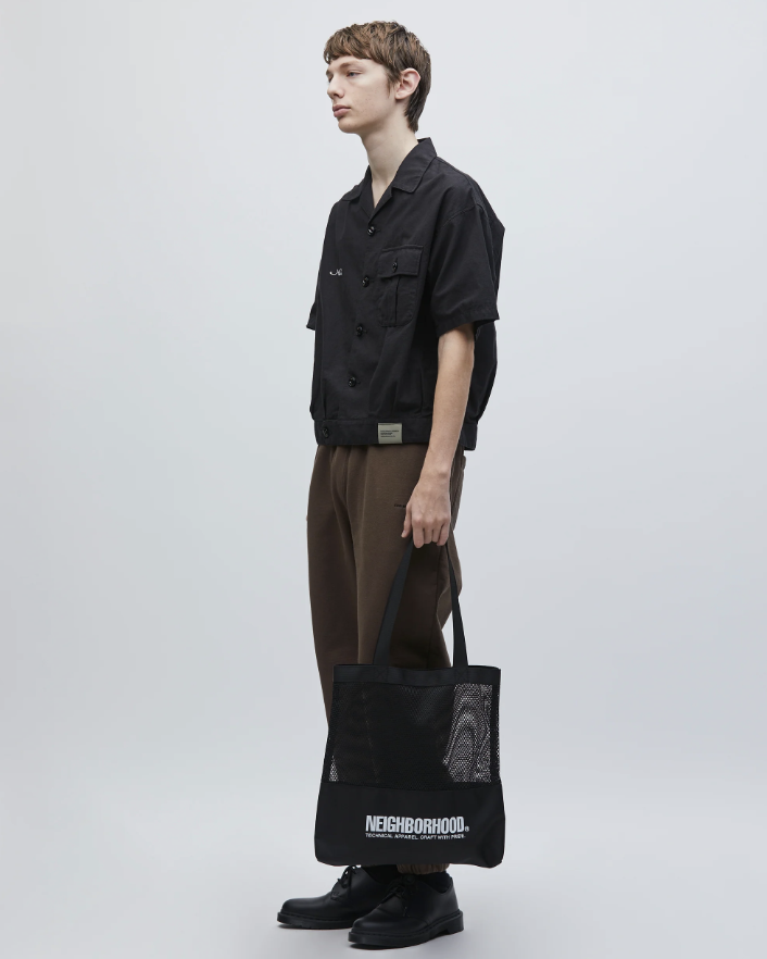 [現貨] NEIGHBORHOOD SS25 MESH TOTE BAG | BLACK