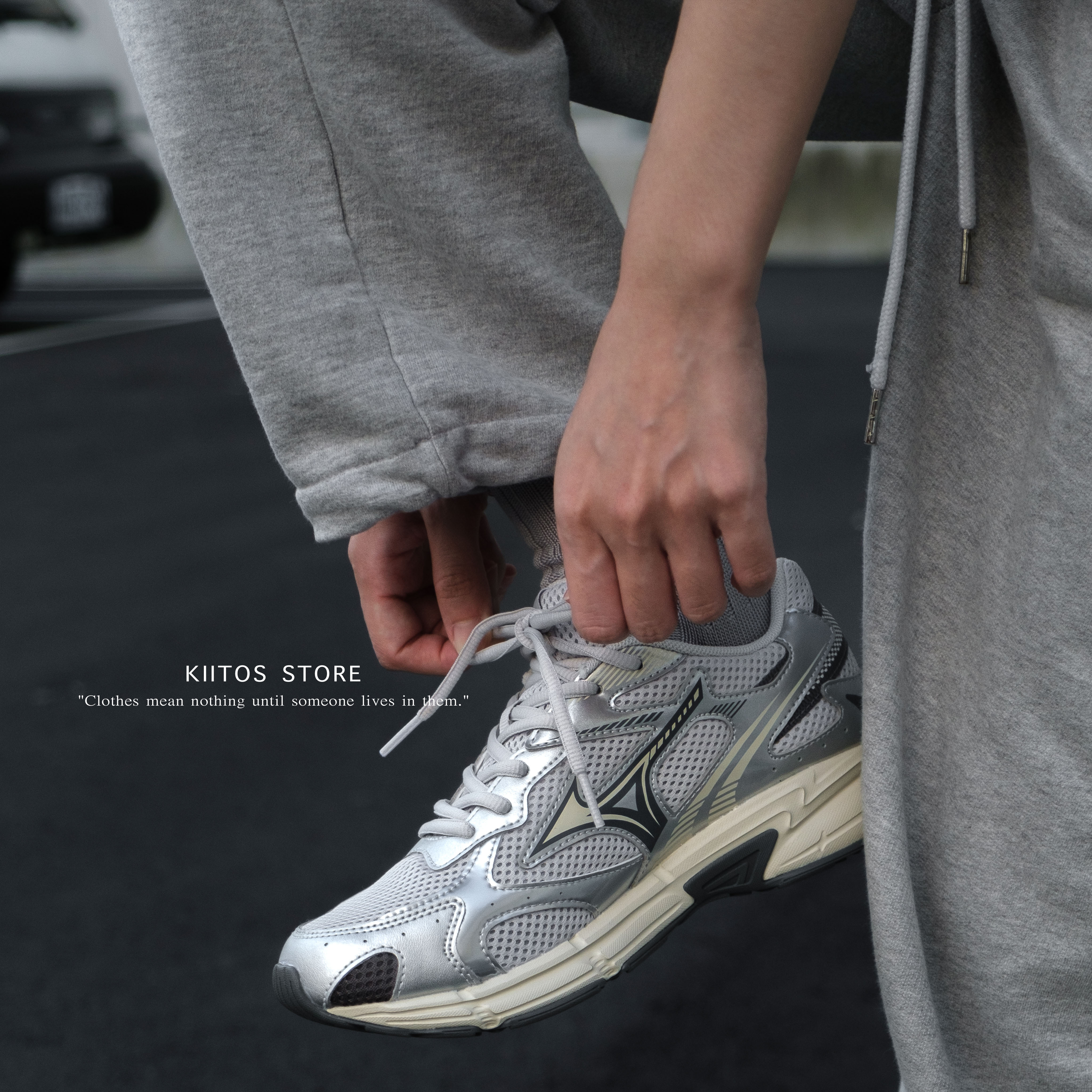 Mizuno Speed 2K 美津濃銀白色銀灰色男女鞋D1GH222917