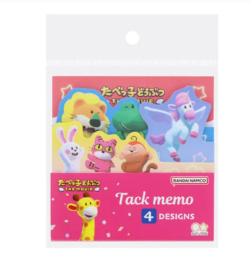 日本愉快動物餅MEMO紙(日本製)