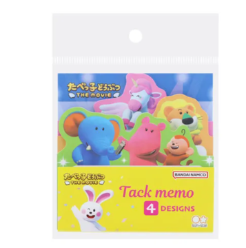 日本愉快動物餅MEMO紙(日本製)