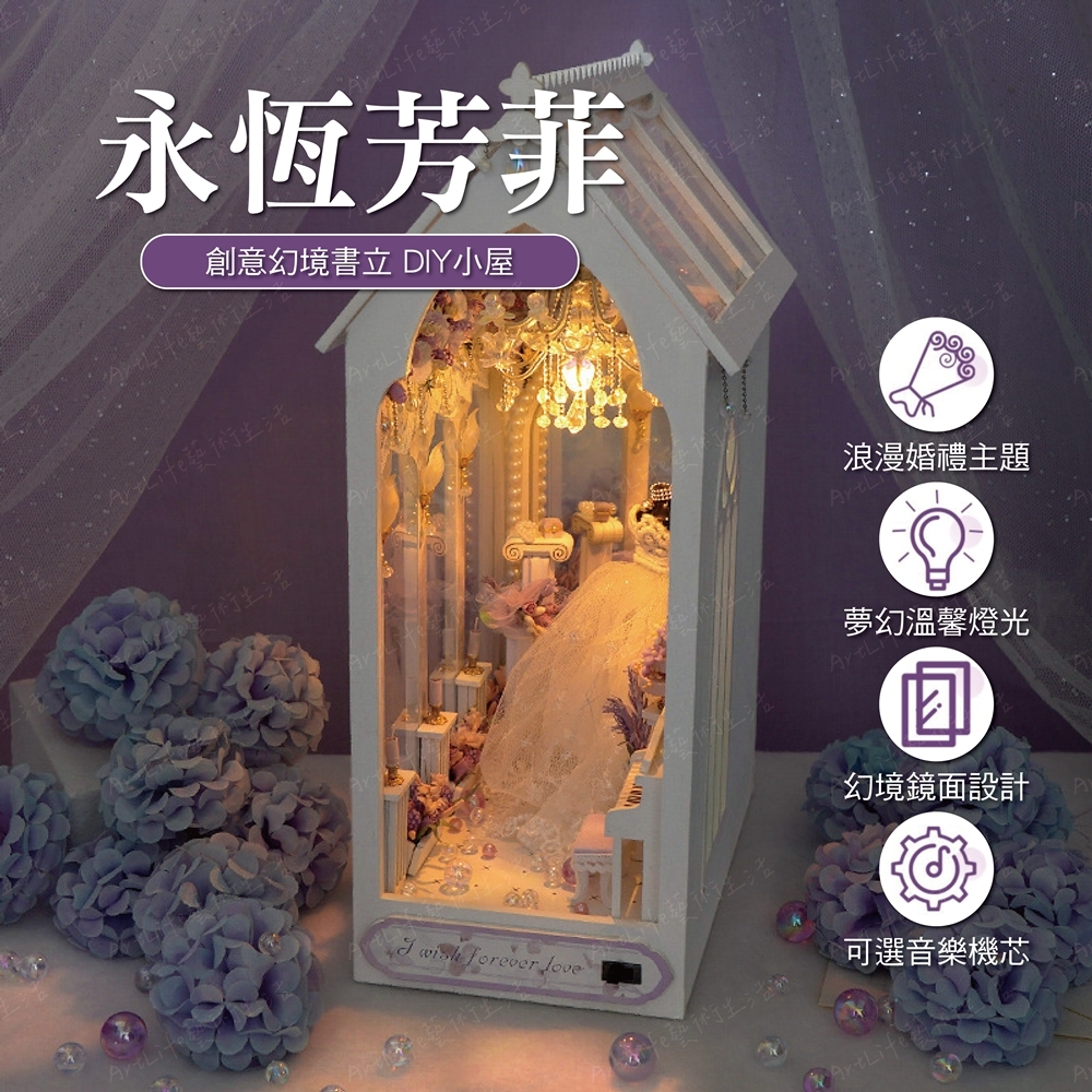 DIY袖珍小屋_【TC21】天予永恆芳菲