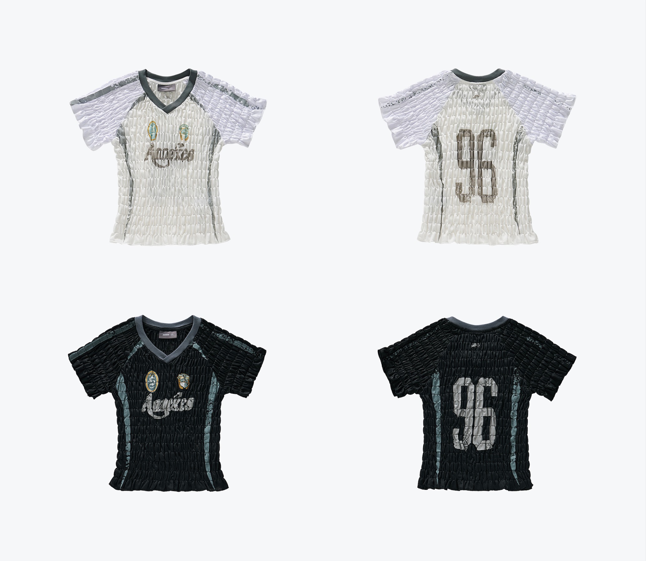 SENSE Wrinkles Printed Football Top