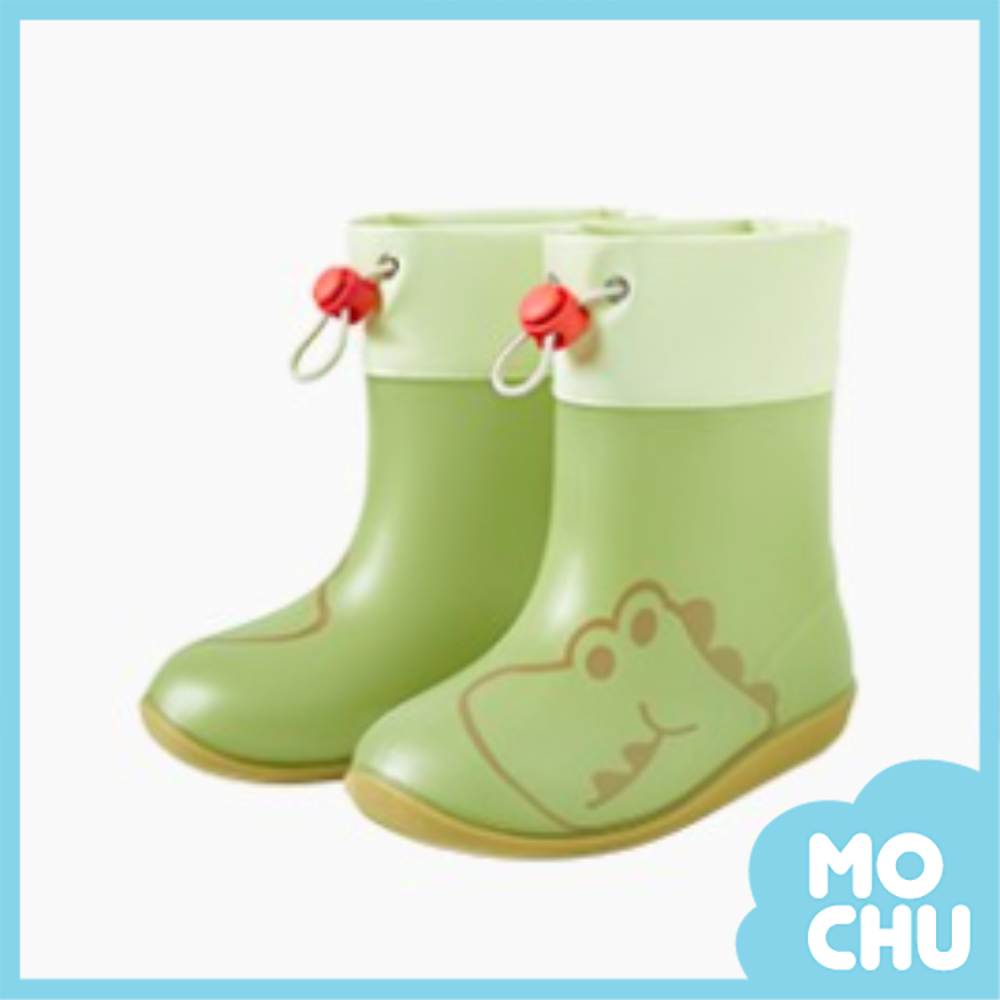 糖果色動物束口防滑雨鞋(三色)