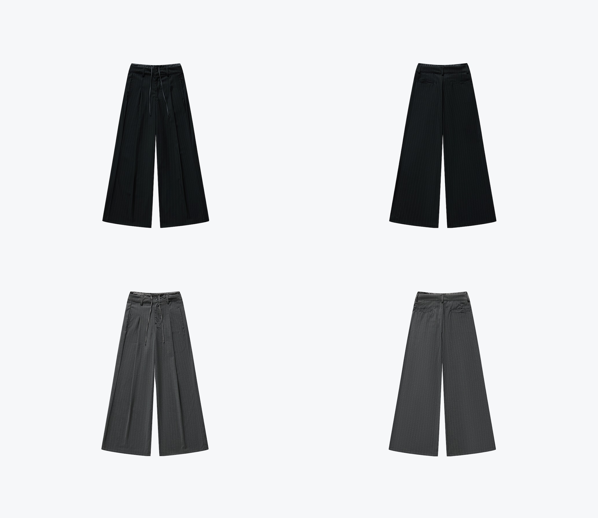 SENSE Double Layer Straight Trousers
