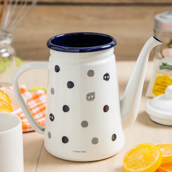 1.1公升琺瑯手沖壺 龍貓 小黑炭