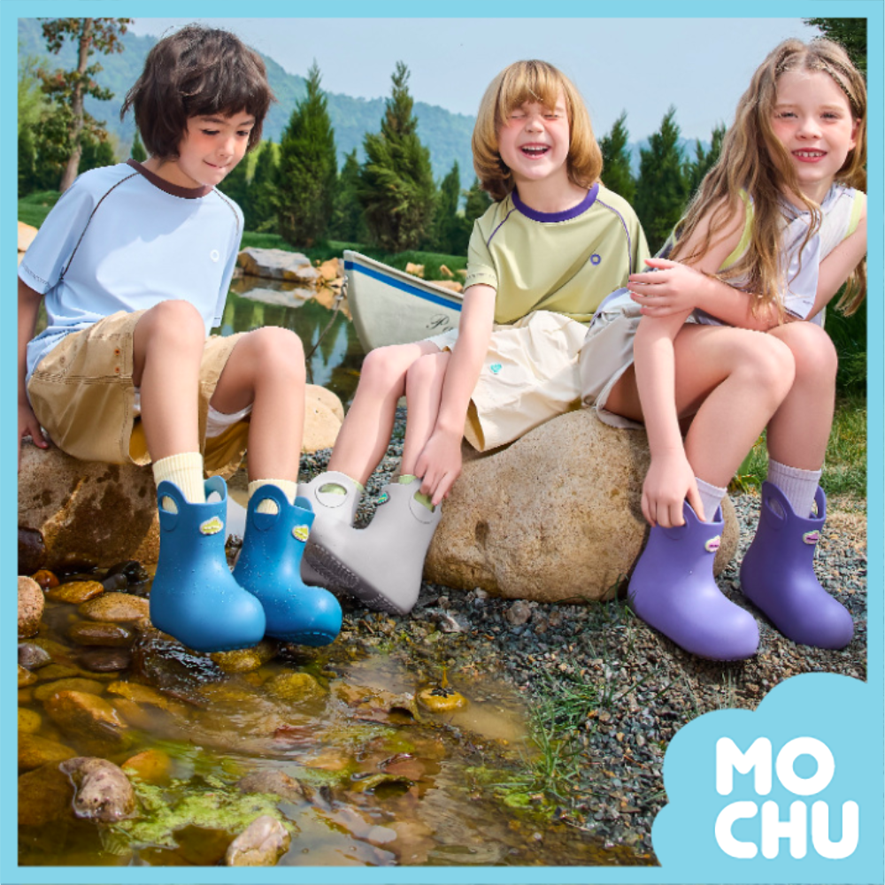 手提造型輕量防滑雨鞋(三色)