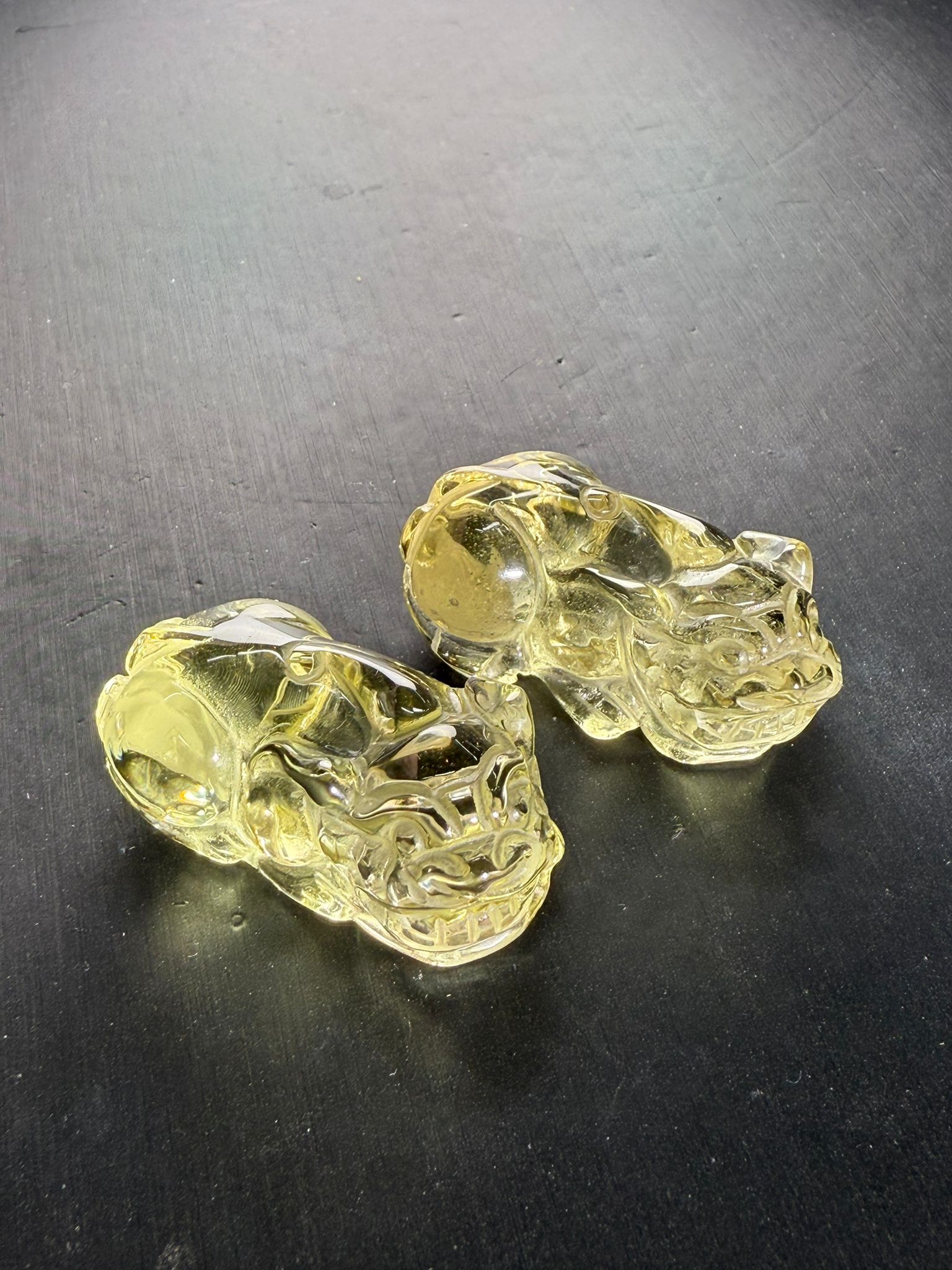 黃水晶貔貅1隻