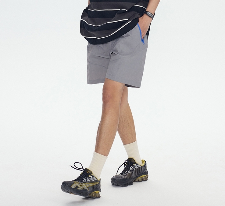 7M23 凹豆機能感速乾撞色短褲 四色