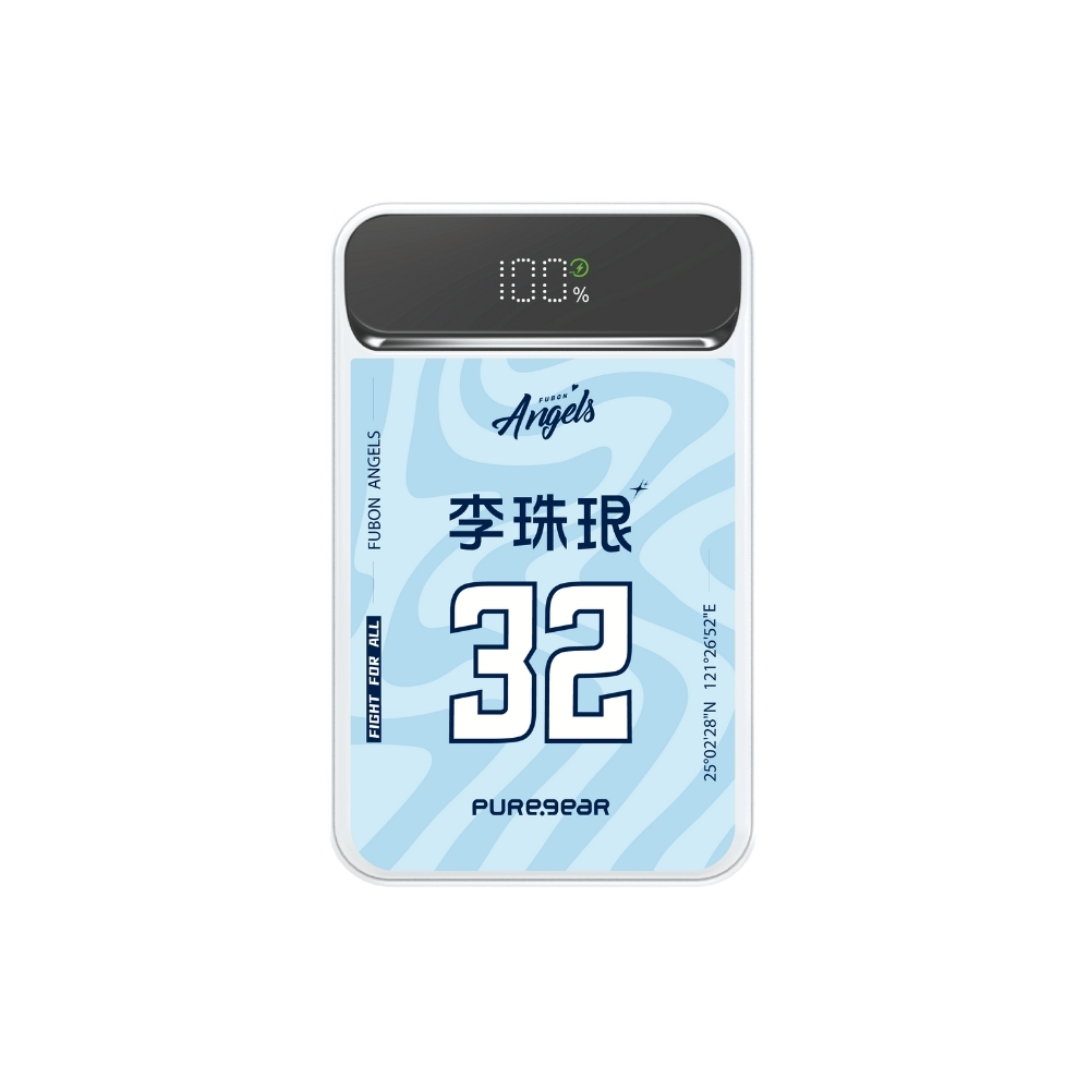 磁吸無線行動電源 / Angels背號 25" (富邦悍將)