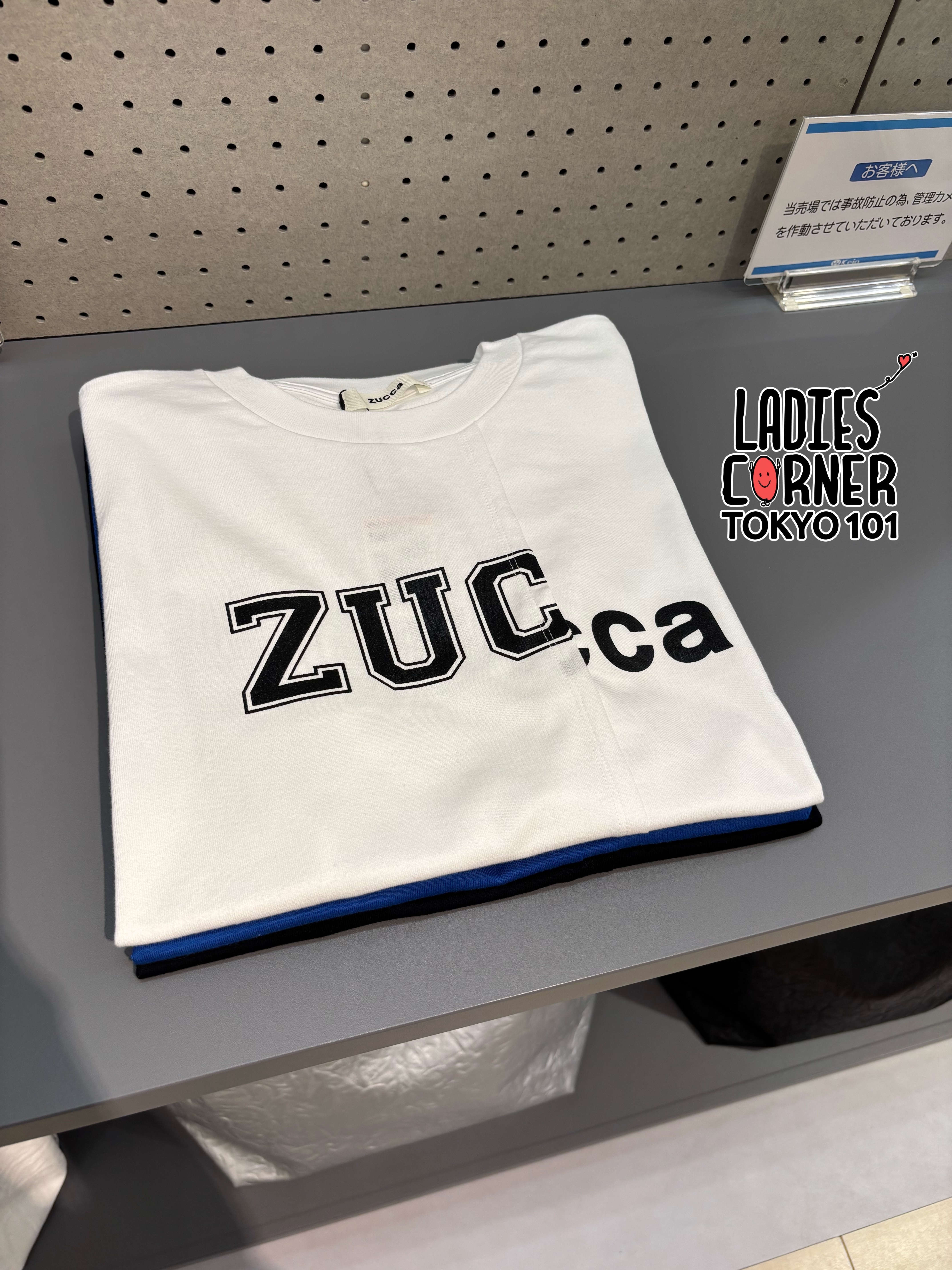 ZUCCa / S College T-shirt T-shirt