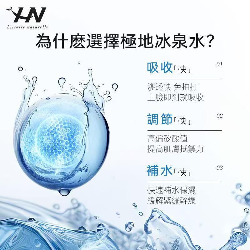 (3635)【兩件優惠】Histoire naturelle荷諾極地冰泉水愈瞬吸補水沁潤舒爽噴霧300ml