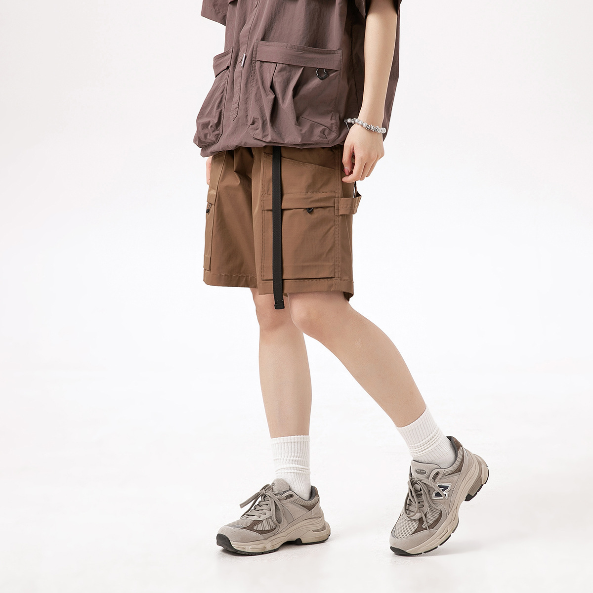 7M30 工裝感多口袋造型短褲 四色