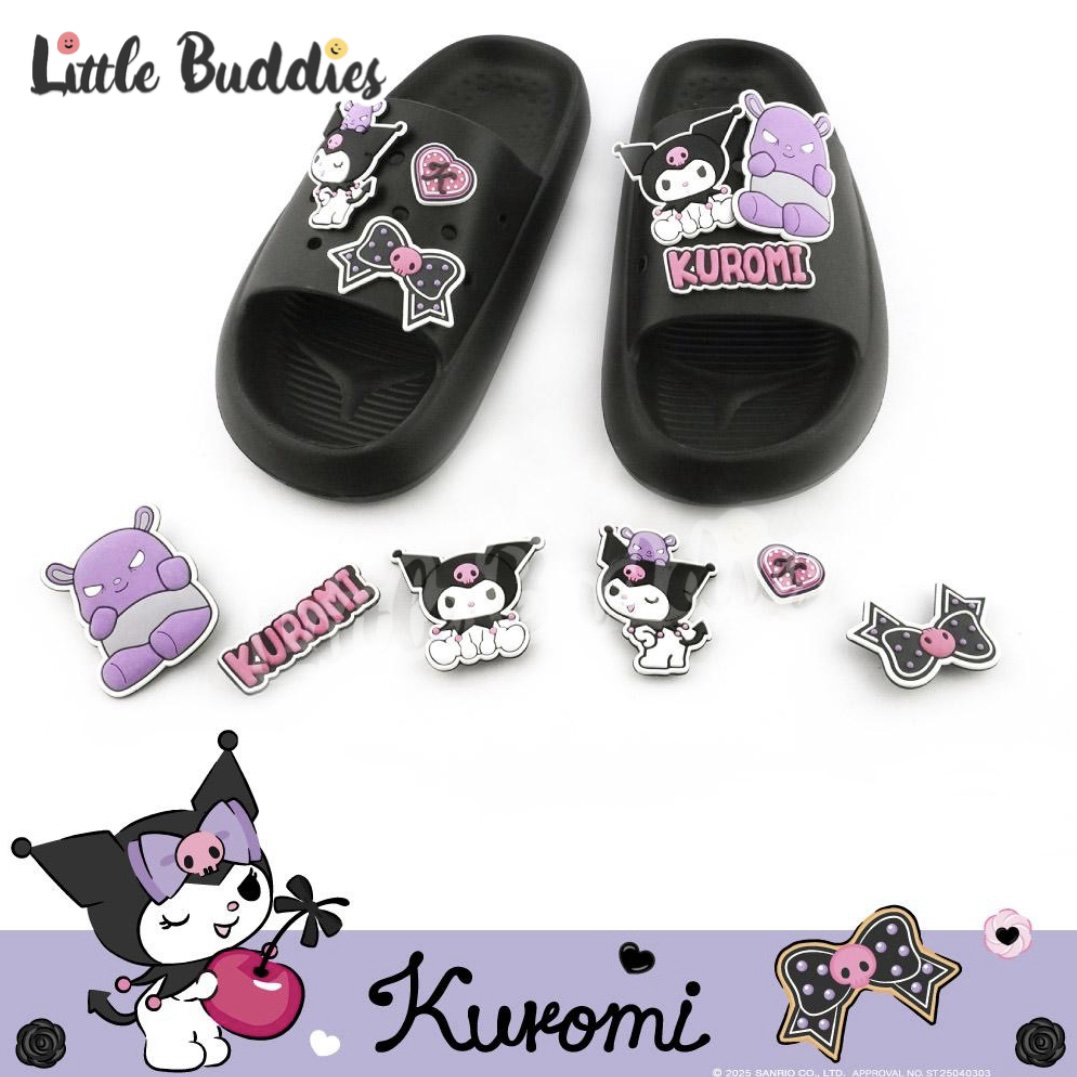 台灣製 Sanrio Kuromi 厚底輕量涼拖鞋
