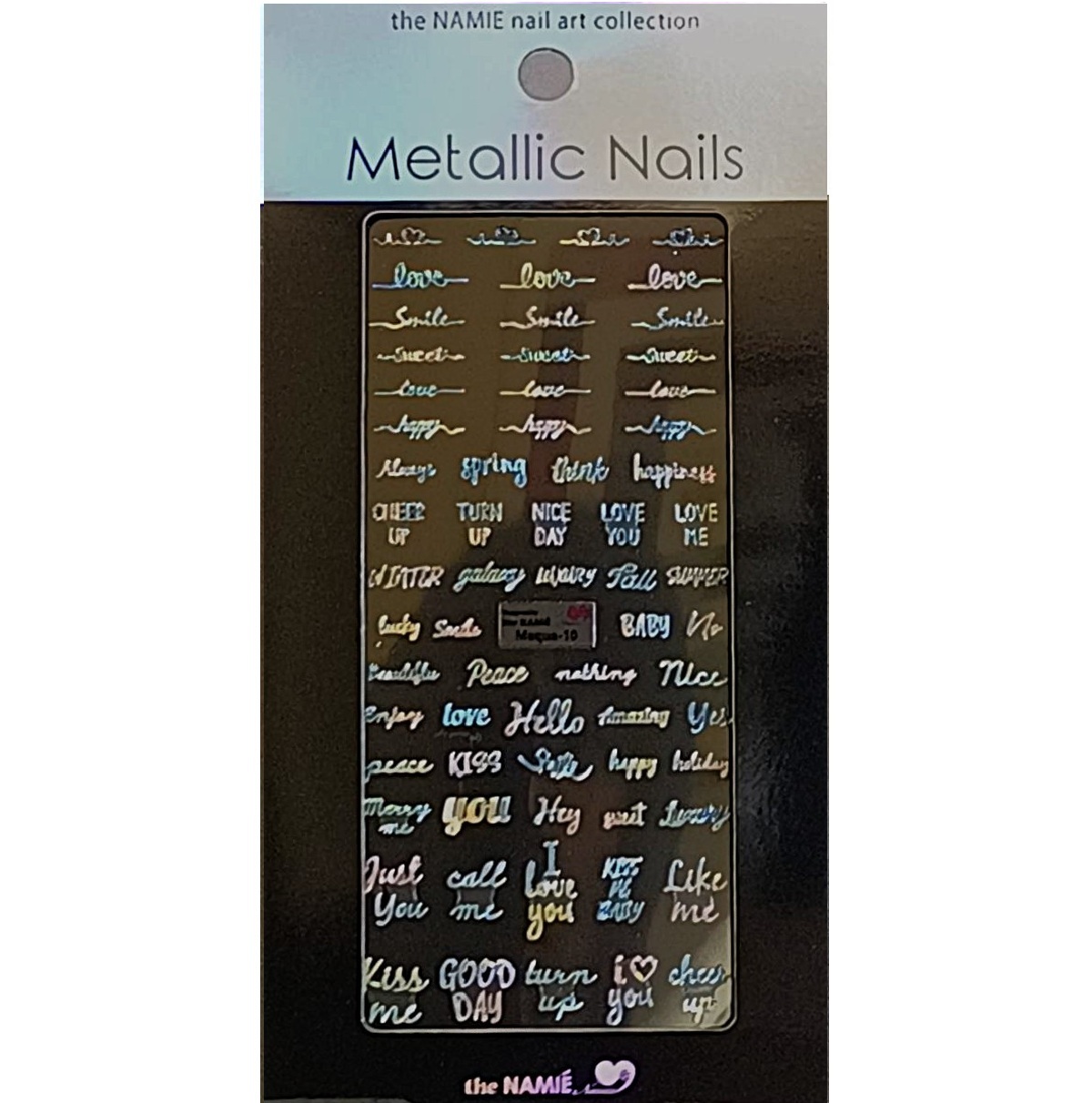 NMAQUA-10 水色 英文字