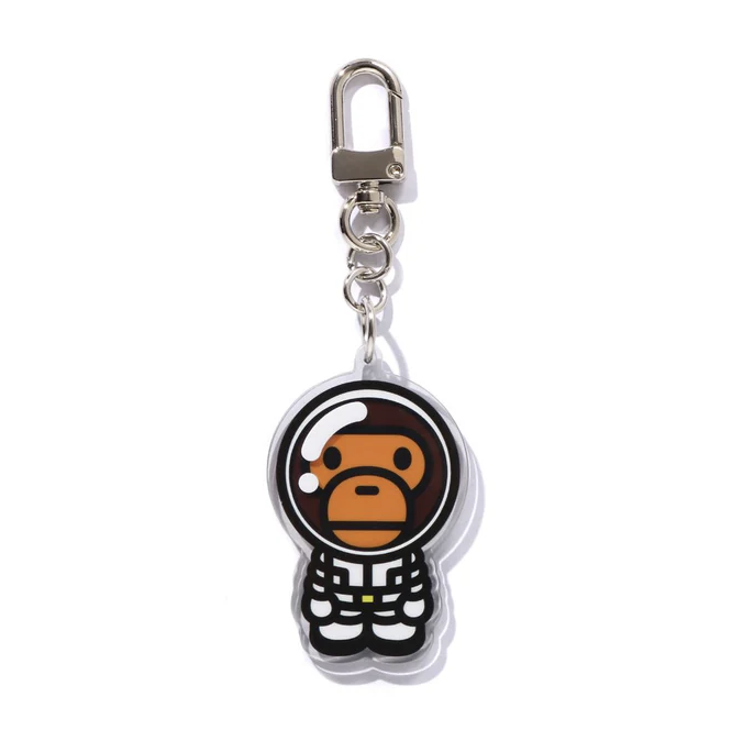 2025SS A BATHING APE BAPE KIDS MILO COSMOS ACRYLIC KEYCHAIN 太空服 MILO 鑰匙圈 現貨 2L70382013