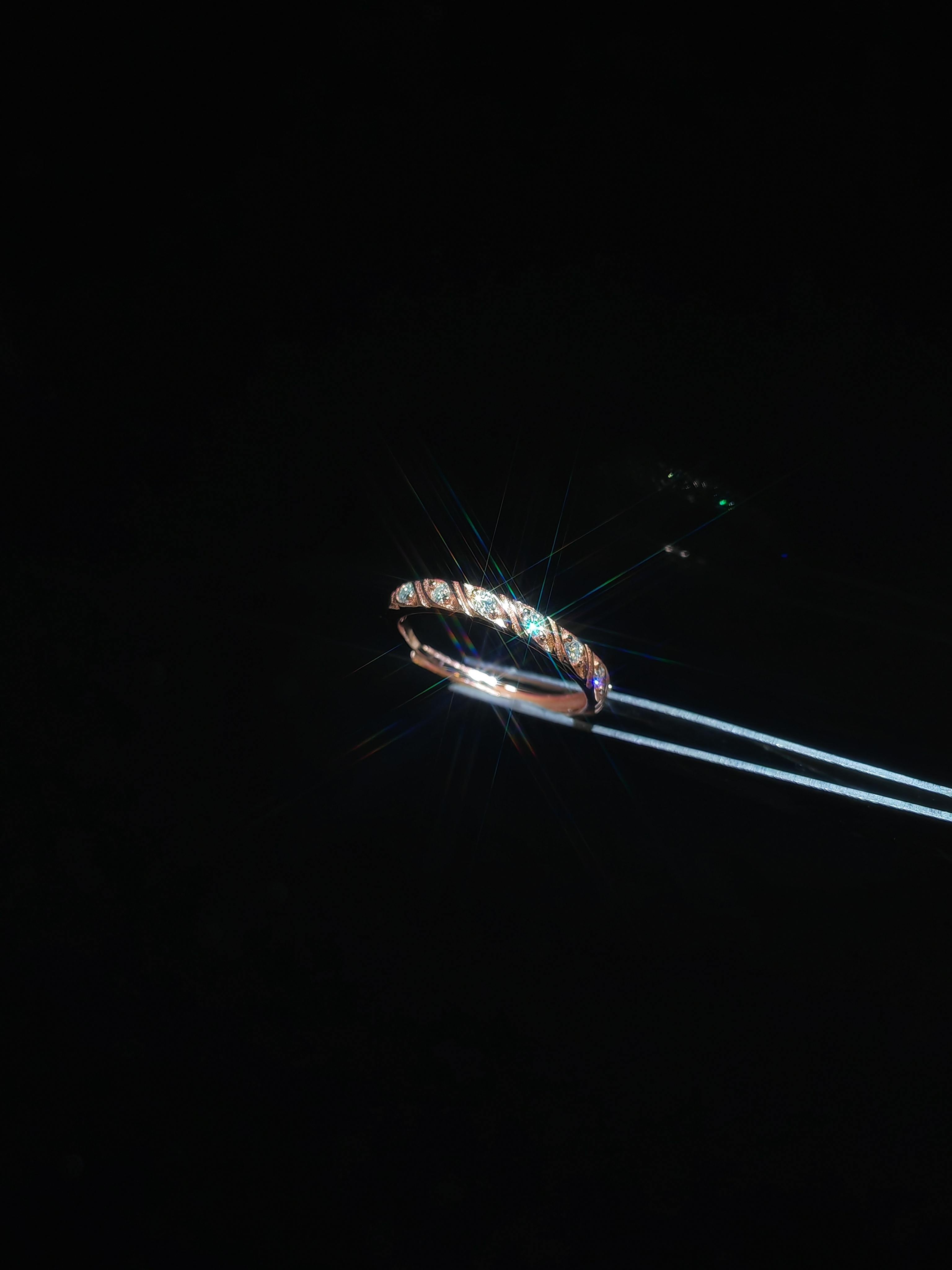 0.015ct 莫桑S925戒指 MR004