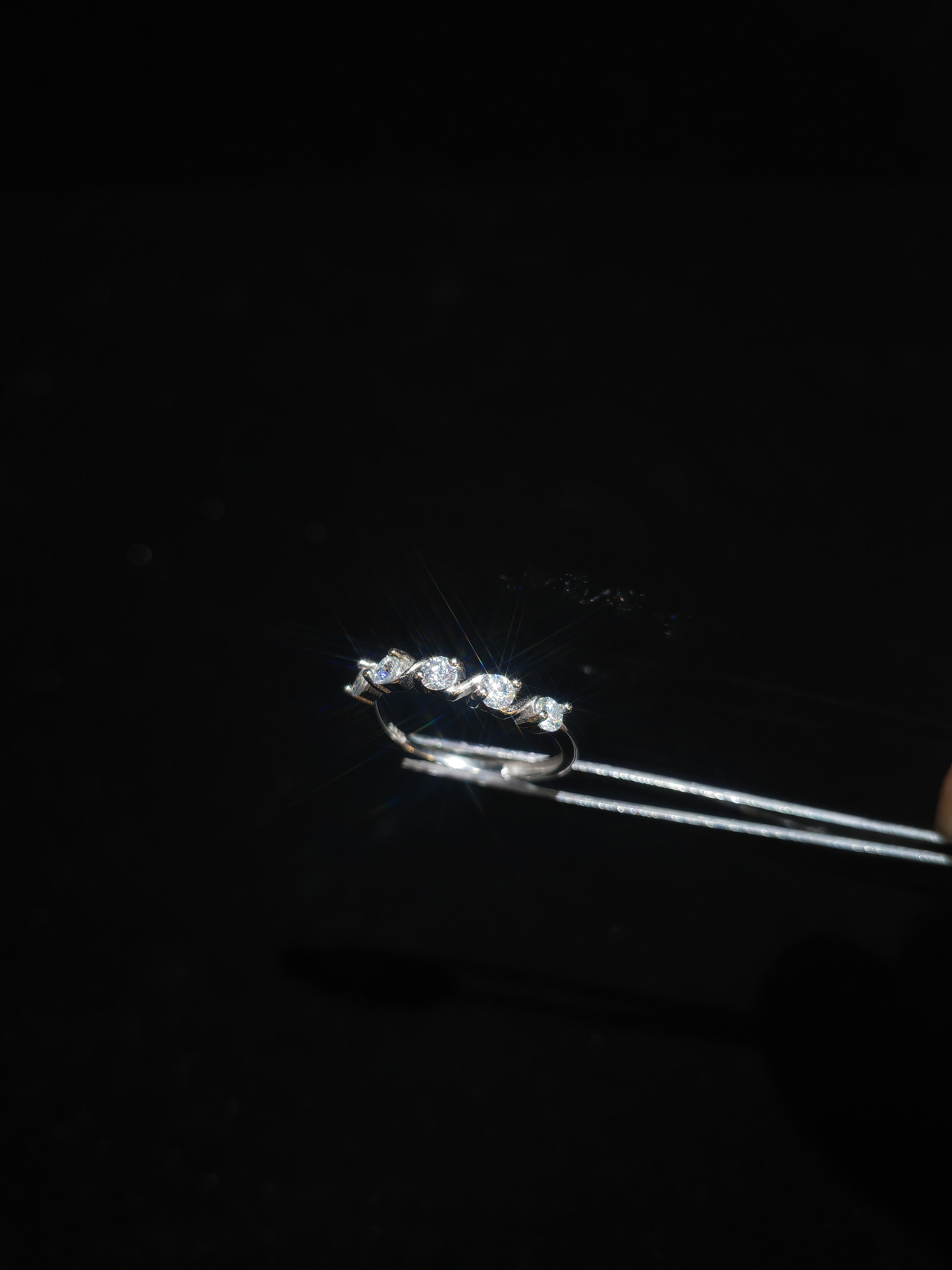 0.10ct 莫桑S925戒指 MR005