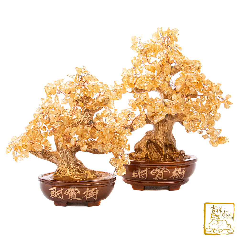 Citrine Fortune Tree 625g / 1.11kg