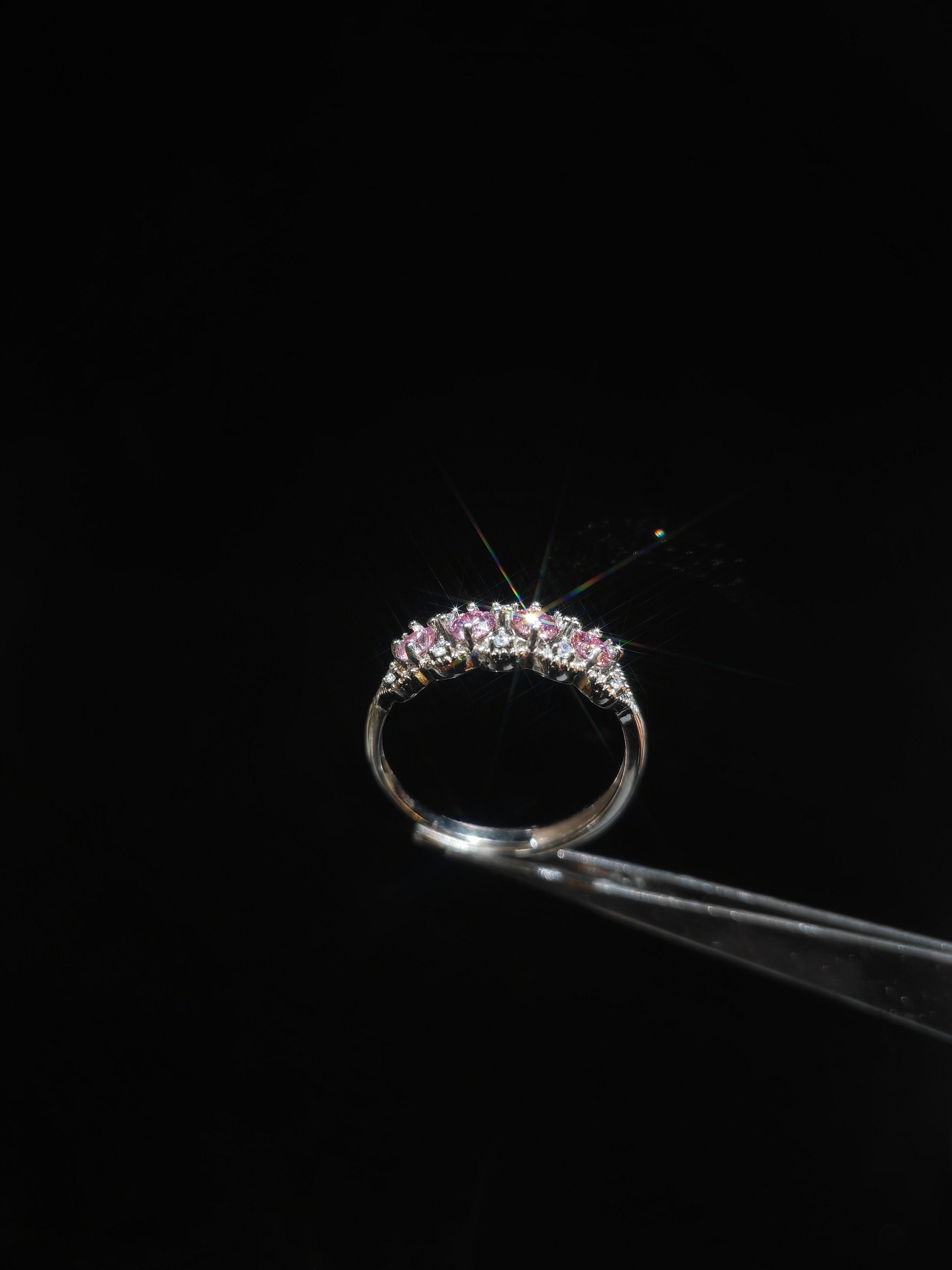 0.10ct 莫桑S925戒指 MR006